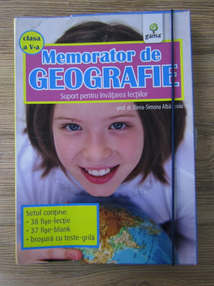Anticariat: Elena Simona Albastroiu - Memorator de geografie. Suport pentru invatarea lectiilor (clasa a V-a)