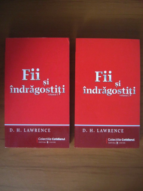 Anticariat: D. H. Lawrence - Fii si indragostiti (2 volume, Cotidianul)