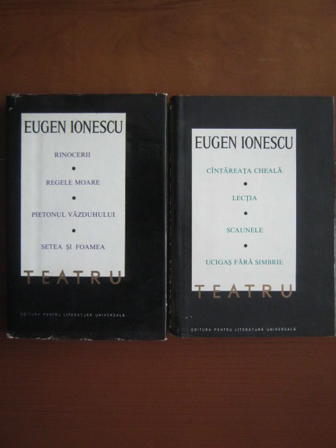 Anticariat: Eugen Ionescu - Teatru, 2 volume (coperti cartonate)