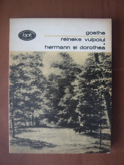 Anticariat: Goethe - Reineke vulpoiul. Hermann si Dorothea