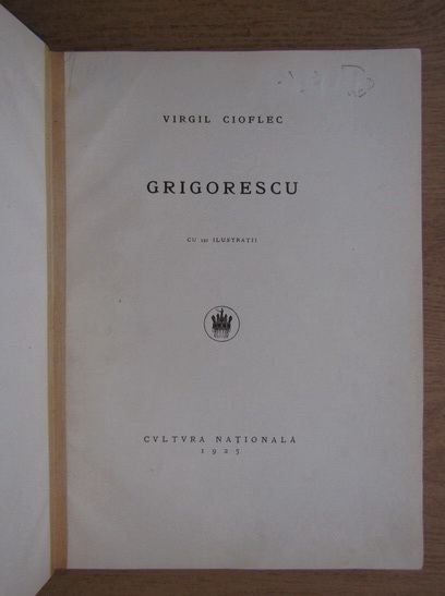 Virgil Cioflec - Grigorescu