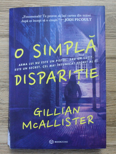 Anticariat: Gillian McAllister - O simpla disparitie