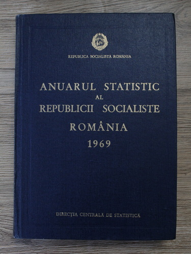 Anticariat: Anuarul statistic al Republicii Socialiste Romania 1969