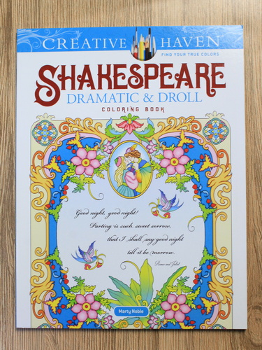Anticariat: Marty Noble - Shakespeare. Dramatic and droll. Coloring book