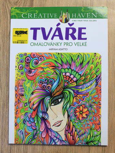 Anticariat: Miryam Adatto - Tvare. Omalovanky pro velke (carte de colorat)