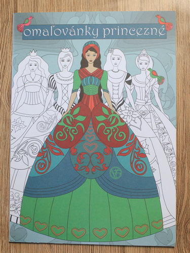 Anticariat: Omalovanky princezne (carte de colorat)