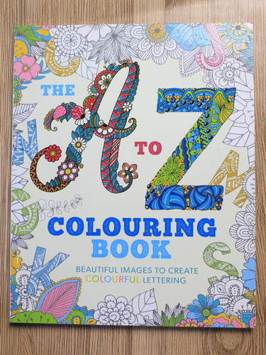 Anticariat: The A to Z colouring book. Beautiful images to create colourful lettering (carte de colorat)