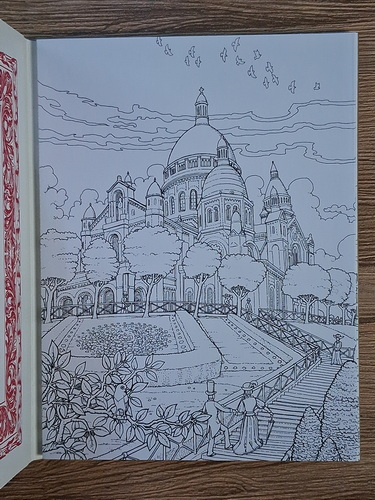 Coloring Paris (carte de colorat)
