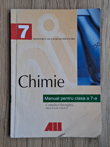 Anticariat: Cornelia Gheorghiu - Chimie. Manual pentru clasa a VII-a 