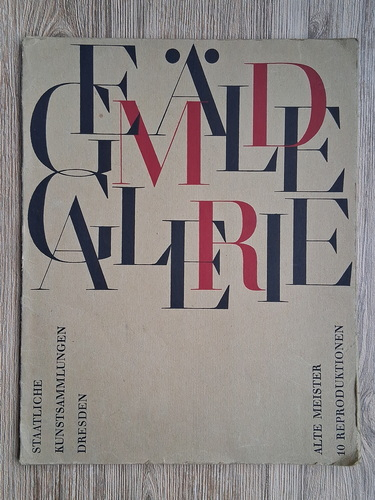 Anticariat: Gemalde Gallerie, Staatische Kunstsammlungen Dresden. Alte meister 10 reproduktionen