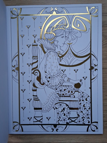 Mes grands coloriages dores. 20 tableaux a creer