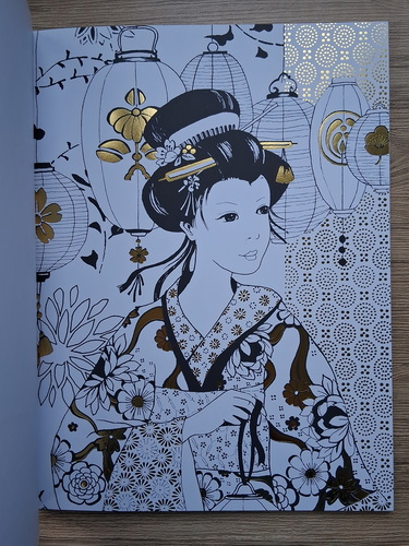 Mes grands coloriages dores. 20 tableaux a creer