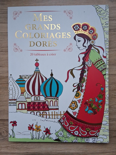 Anticariat: Mes grands coloriages dores. 20 tableaux a creer