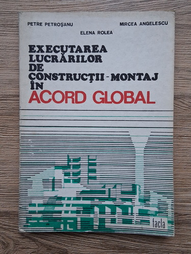 Anticariat: Petre Petrosanu - Executarea lucrarilor de constructii-montaj in acord global