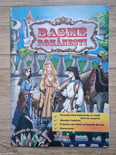 Anticariat: Basme romanesti (poveste de citit si colorat)