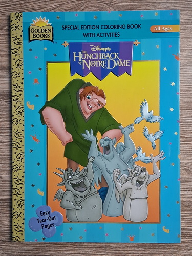 Anticariat: The hunchback of Notre Dame (carte de colorat)