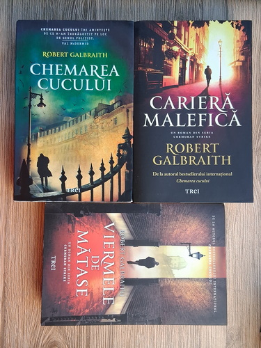 Anticariat: Robert Galbraith - Cormoran strike (3 volume)