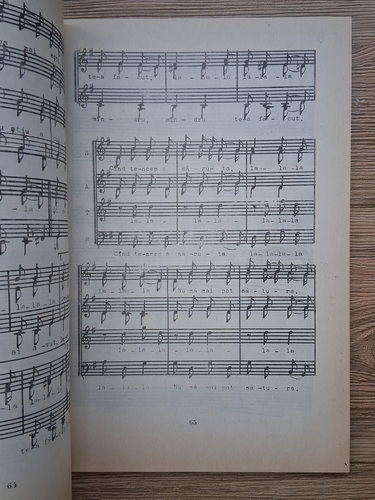 Victor Creanga - Eu ma duc, codrul ramane. Prelucrari si compozitii corale a cappella (cu autograful autorului)