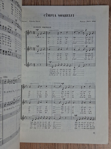 Marin M. Velea - Compozitii si prelucrari corale (2 volume, cu autograful autorului)