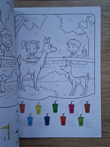 Calculez si colorez la zoo