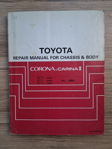 Anticariat: Toyota repair manual for chassis and body. Corona and Carina II