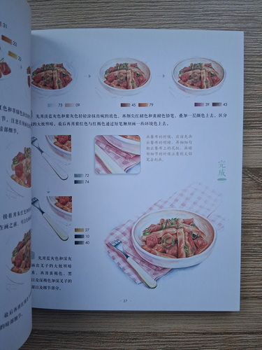 Desen de mancare. 38 de ilustratii delicioase realizate cu creioane colorate