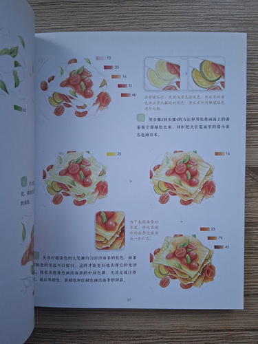 Desen de mancare. 38 de ilustratii delicioase realizate cu creioane colorate