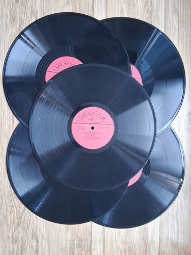 Cleveland Symphony Orchestra, George Szel, Emil Gilels - Five concertos for piano and orchestra. Concerto no. 2 (Ludwig van Beethoven, 5 viniluri)