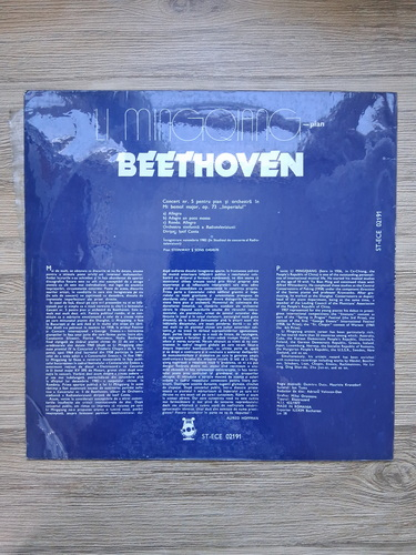 Li Mingqiang, Orchestra simfonica a Radioteleviziunii Romane, Iosif Conta - Concerto no. 5 for piano and orchestra in Mi bemol major, op. 73 Emperor (Ludwig van Beethoven)
