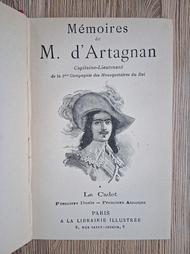 Memoires de M. d'Artagnan (3 volume, 1896)