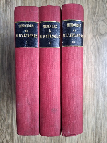 Memoires de M. d'Artagnan (3 volume, 1896)