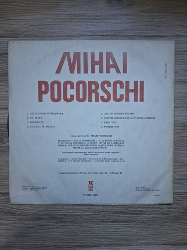 Mihai Pocorschi - Mihai Pocorschi