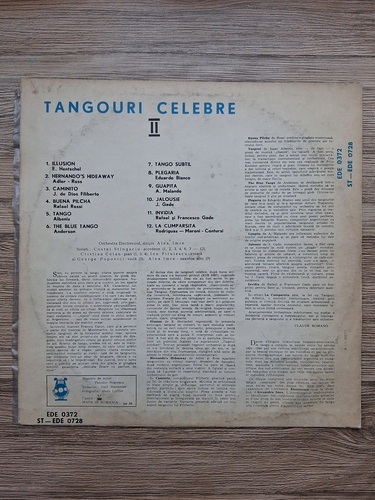 Orchestra Electrecord, Alex Imre - Tangouri celebre I si II