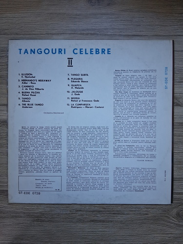 Orchestra Electrecord, Alex Imre - Tangouri celebre II