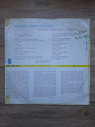 Orchestra Electrecord, Alex Imre - Tangouri celebre romanesti. Famous Romanian tangos