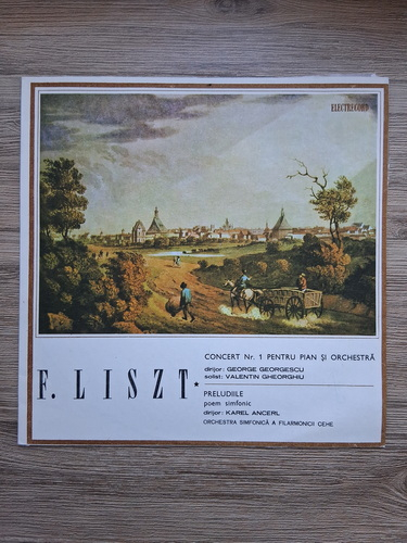 Orchestra simfonica a Filarmonicii cehe, George Georgescu, Karel Ancerl - Concert nr. 1 pentru pian si orchestra in Mi bemol major. Preludiile. Poem simfonic (Franz Liszt)