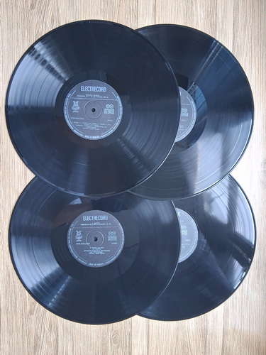 Orchestra simfonica a Filarmonicii George Enescu, George Georgescu - Integrala simfoniilor (Johannes Brahms, 4 viniluri)