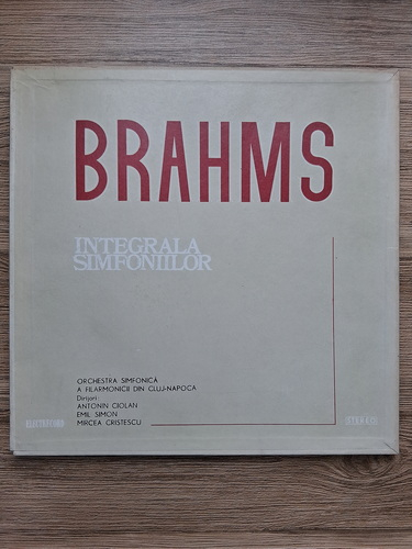 Orchestra simfonica a Filarmonicii George Enescu, George Georgescu - Integrala simfoniilor (Johannes Brahms, 4 viniluri)