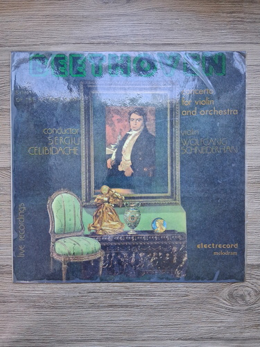 Symphony Orchestra of the RAI from Milano, Wolfgang Schneiderhan, Sergiu Celibidache - Concerto for violin and orchestra in Re major, op. 61 (Ludwig van Beethoven) 