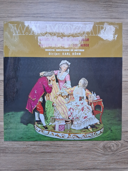 Wolfgang Amadeus Mozart - Orchestra Cocertgebouw din Amsterdam. Dirijor: Karl Bohm. Simfonia Nr. 39 in Mi Bemol Major. Simfonia Nr. 40 in Sol Minor