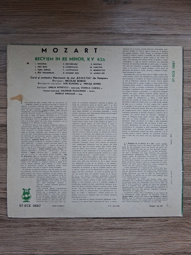 Corul si orchestra Filarmonicii de stat Banatul din Timisoara, Nicolae Boboc - Recviem in Re Minor, KV 626 (Mozart)