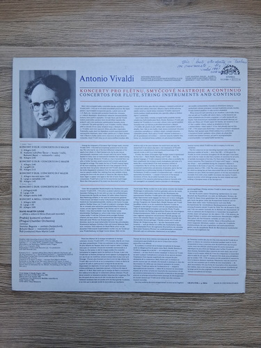 Hans-Martin Linde, Prague Chamber Orchestra - Flute recorder concertos (Antonio Vivaldi)