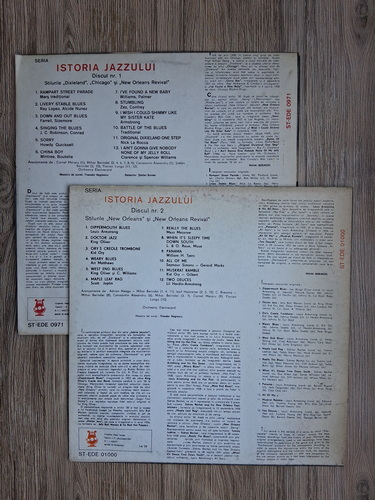 Orchestra Electrecord, Alexandru Imre - Istoria jazzului. Stilurile Dixieland, Chicago si New Orleans Revival  (2 discuri)