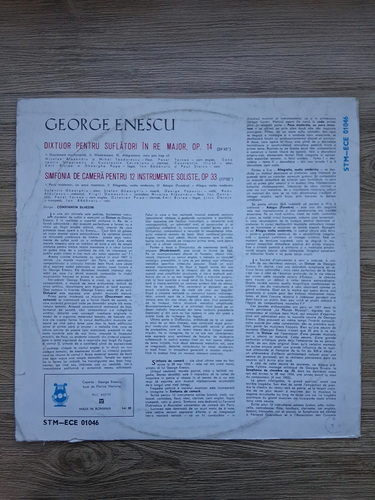 Constantin Silvestri, Valentin Gheorghiu, Stefan Gheorghiu, Radu Aldulescu - Dixtuor pentru suflatori in Re major, op. 14 (George Enescu)