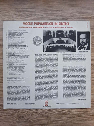 Corul Cantores Juvenes al Liceului de Matematica Fizica din Sibiu - Vocile popoarelor in cantece. Stimmen der Volker in Liedern