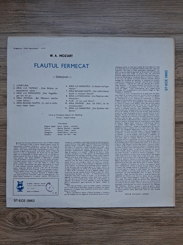 Corul si orchestra Operei din Hamburg, Leopold Ludwig - Flautul fermecat (Wolfgang Amadeus Mozart)