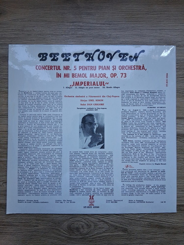 Dan Grigore, Orchestra simfonica a Filarmonicii din Cluj-Napoca, Emil Simon - Concertul nr. 5 pentru pian si orchestra in Mi bemol major, op. 73. Imperialul (Ludwig van Beethoven)