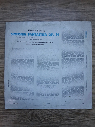 Orchestra Concertelor Lamoureux din Paris, Igor Markevitch - Simfonia fantastica, op. 14 (Hector Berlioz)