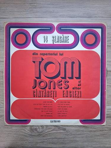 Orchestra Electrecord, Alexandru Imre - 14 slagare din repertoriul lui Tom Jones si al altor cantareti englezi