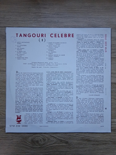 Orchestra Electrecord, Alexandru Imre, Ion Firulescu - Tangouri celebre I